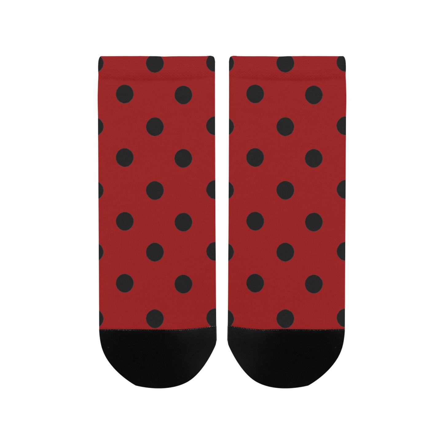 fz women's dot ankle socks one size / fz dot socks - red women's ankle socks