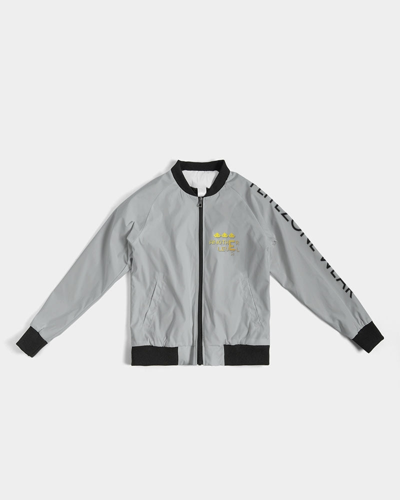 flying grey women's bomber jacket