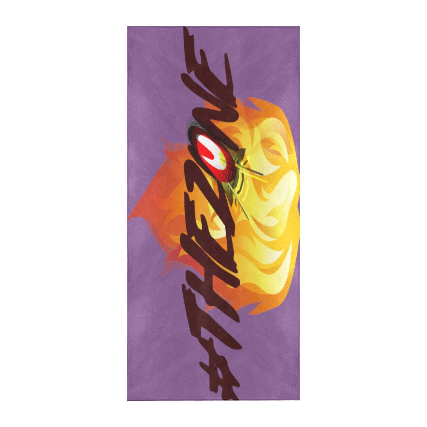 fz zone beach towel one size / fz zone beach towel - purple beach towel 32" x 71"