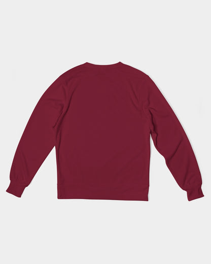fz zone men's classic french terry crewneck pullover
