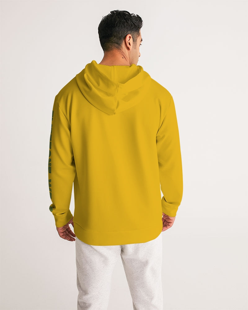 yellow zone men's hoodie