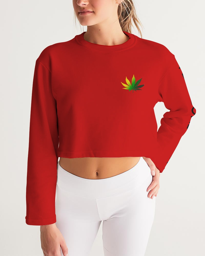 red zone women's cropped sweatshirt