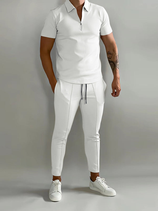 FZ Men's short-sleeved two-piece Pants suit - FZwear