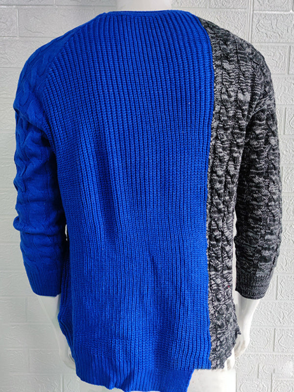 FZ Men's long sleeve knitted slim sweater top - FZwear