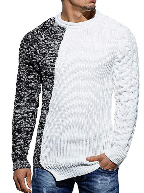 FZ Men's long sleeve knitted slim sweater top - FZwear