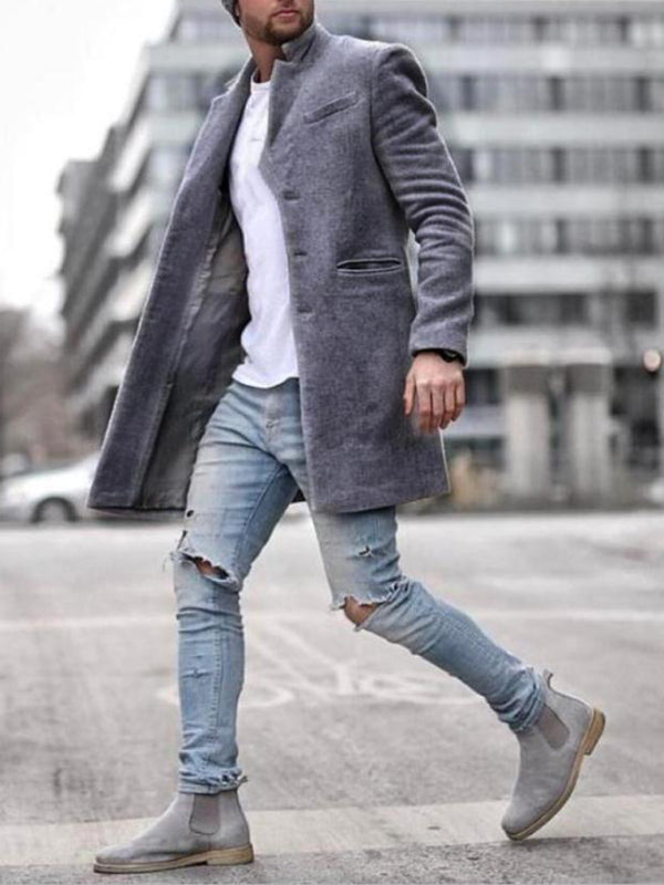 FZ Men's woolen mid-length Jacket - FZwear