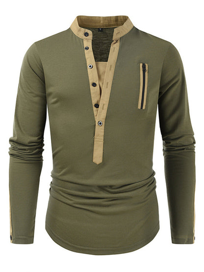 FZ Men's New Tactical Zipper Long Sleeve Tee - FZwear