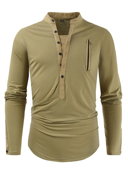 FZ Men's New Tactical Zipper Long Sleeve Tee - FZwear