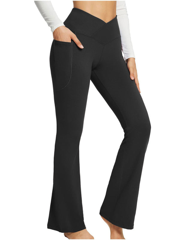 FZ Women’s Full Length Pocket Waist Flare Pants - FZwear