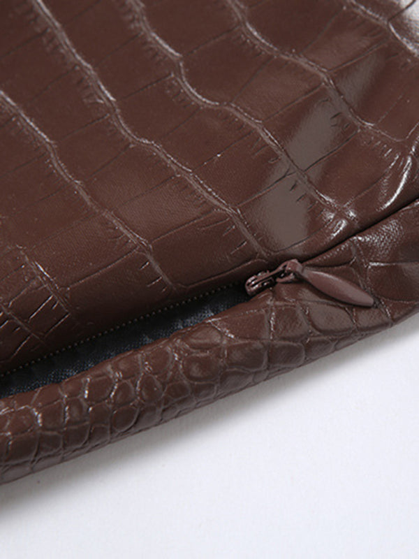 FZ Women's Sexy Slimming PU Skirt Suit - FZwear