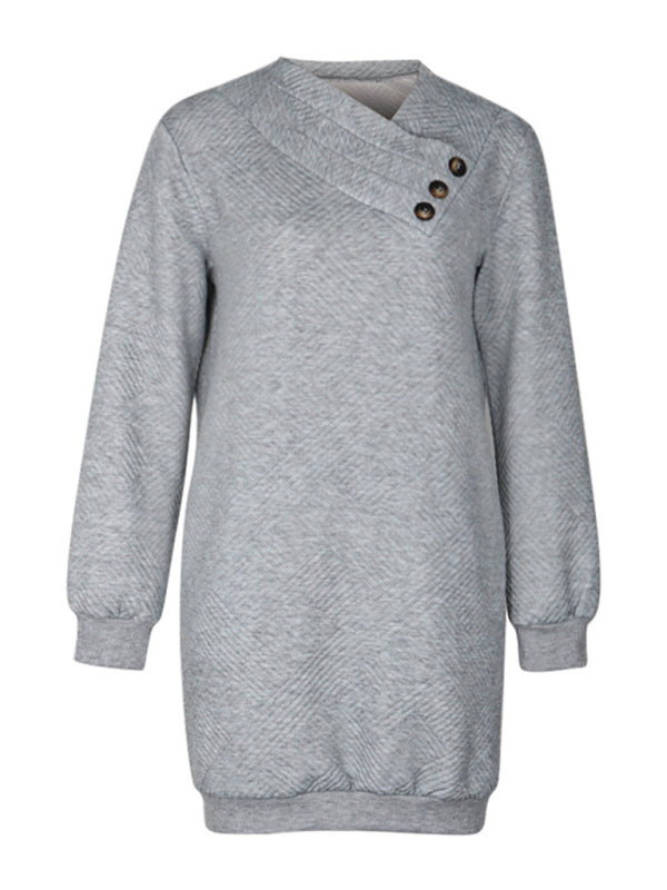 FZ Women's new long-sleeved sweatshirt dress - FZwear